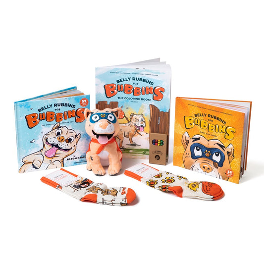 Books and Merch Gift Pack (Hardcover)